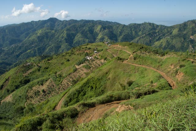 The community of Halls Delight in the road from Mavis Bank to Westphalia in the Blue Mountains of St. Andrew.